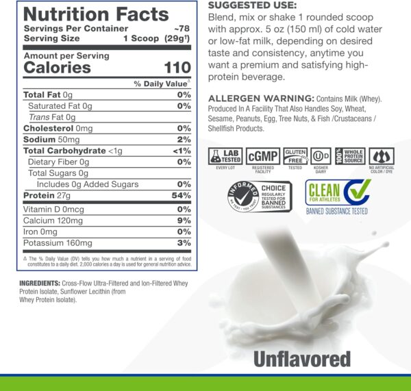 ALLMAX ISO NATURAL 5LB - Image 2