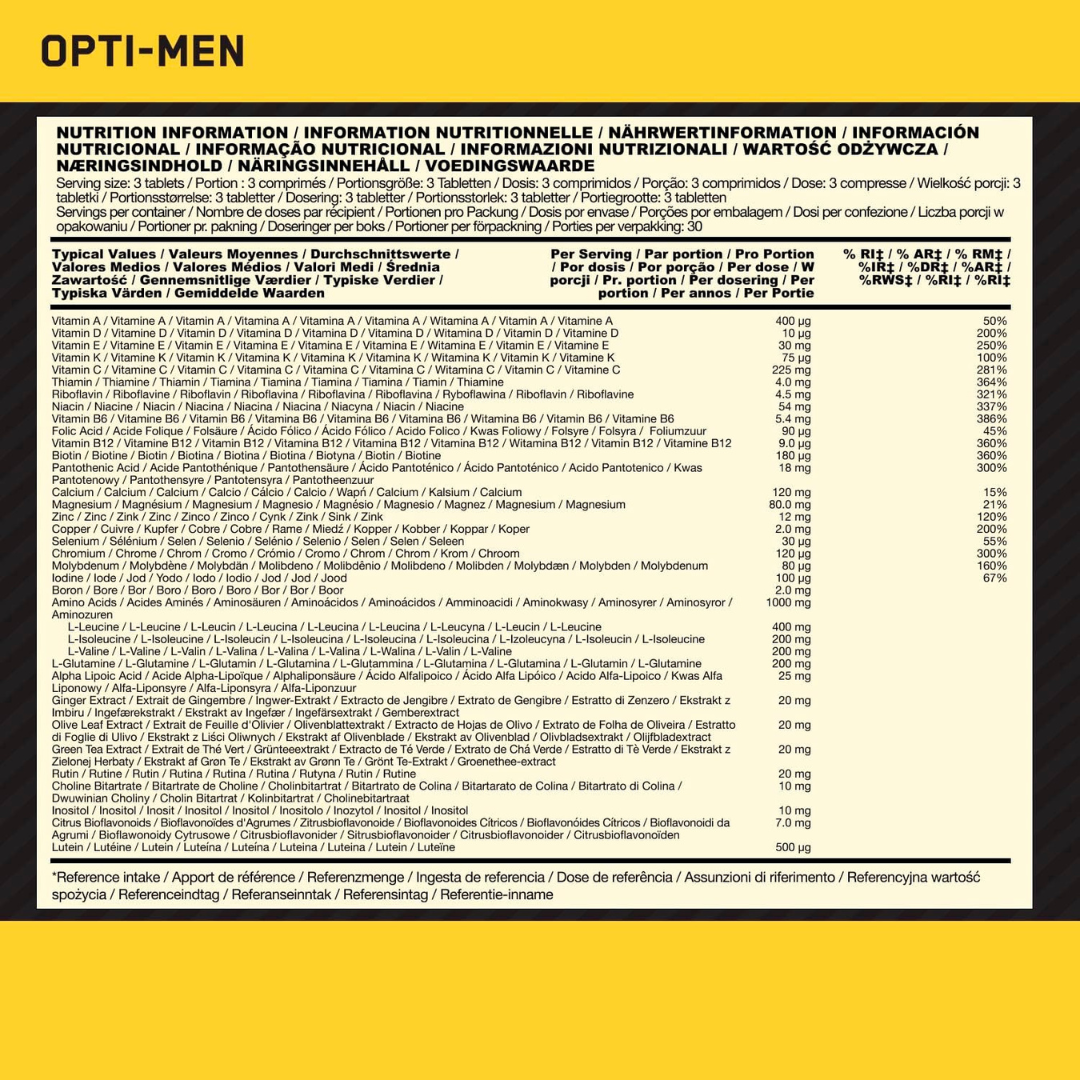 ON Optimen 90 Tabs - Image 3